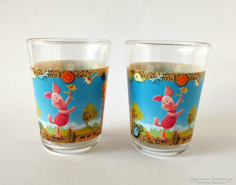 Retro Winnie the Pooh disney message conflict children's cup