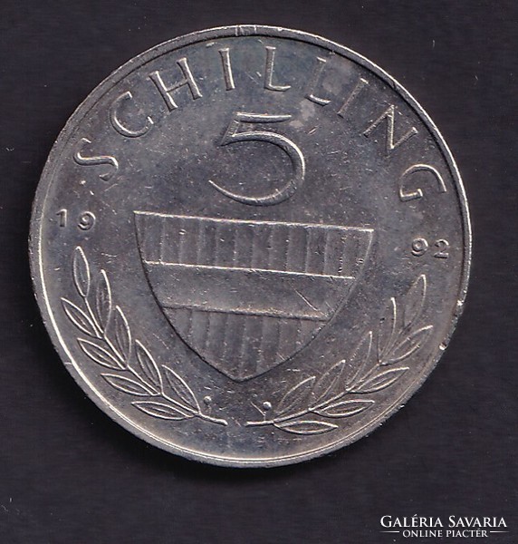 Austria 5 schillings 1992
