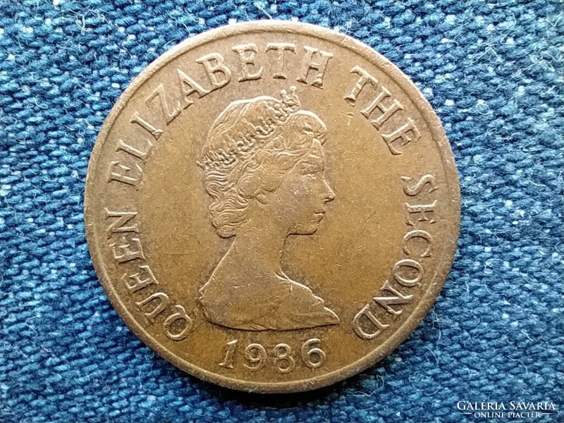 Jersey II. Erzsébet Le Hocq torony 1 penny 1986 (id54587)