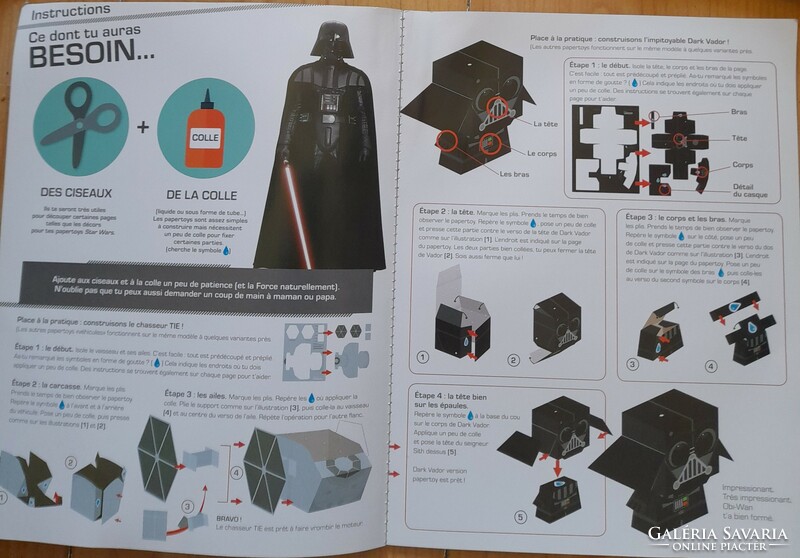 Star wars - papertoys - in French!