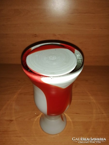 Muranoi üveg váza 21 cm (2/d)
