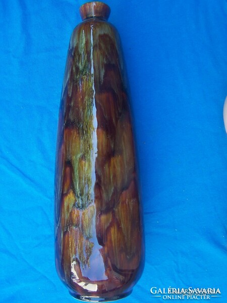 Gránit kerámia váza.. Szép hibátlan állapotban. 32,5cm magas legnagyobb átmérője kb 9,5cm