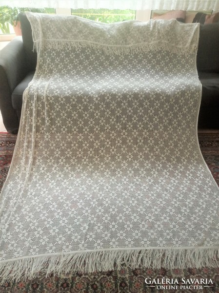 Crochet lace curtain - 240x270 cm