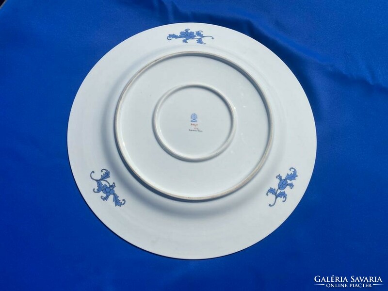 Herend porcelain godöllő pattern cake bowl