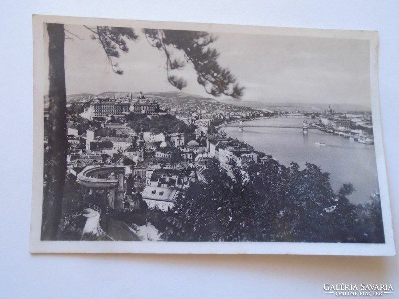 D197317 Budapest view from Szent Gellért Hill - 1941 Thiringer Vilmosné - Körmend