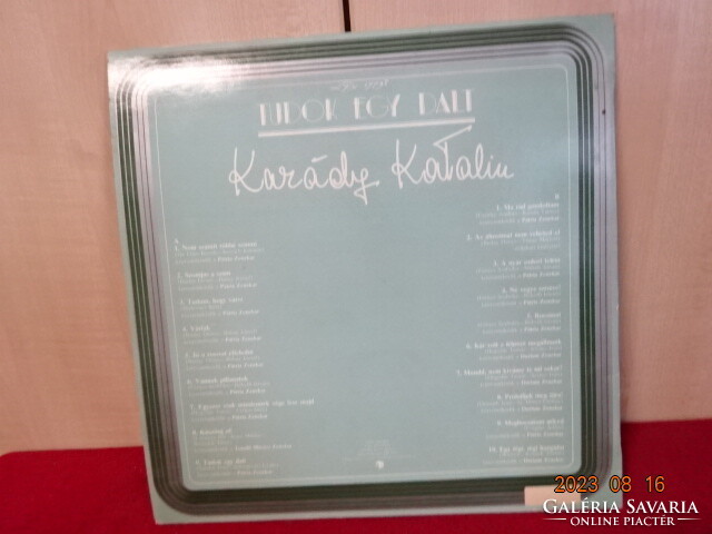 Vinyl LP. Katalin Karády - I know a song. Jokai.