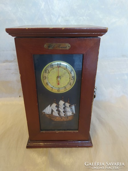 Antique battery clock
