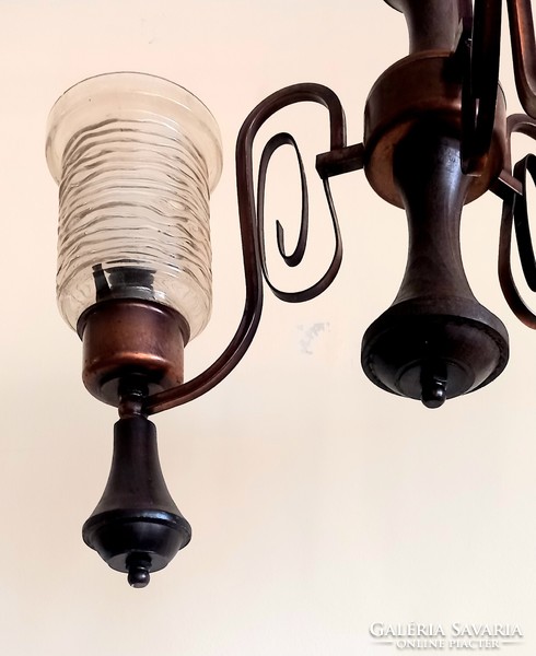 Art deco bronze chandelier ceiling lamp is negotiable