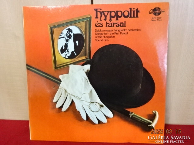 Vinyl LP, qualiton slpx 16580. Hyppolit et al. Jokai.