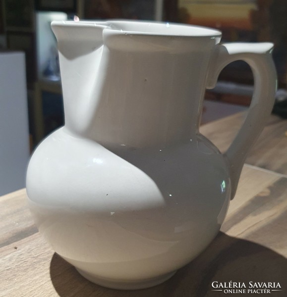 Zsolnay white glazed jug
