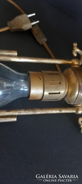 Antique copper storm lamp negotiable
