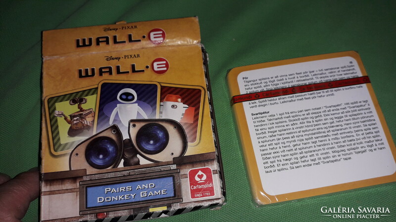 Minőségi DISNEY - PIXAR - Carta Mundi - Camp Rock -WALL - E játék kártya BONTATLAN a képek szerint 2