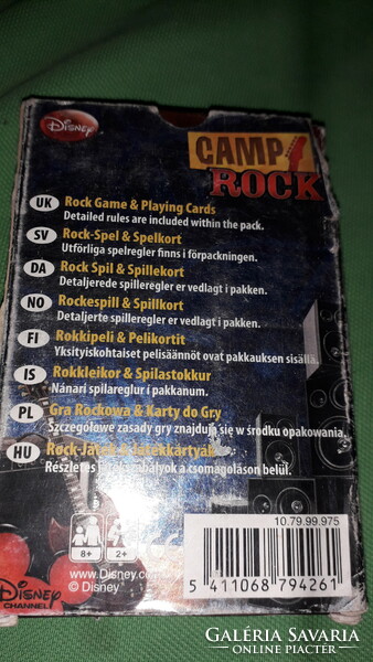 Minőségi DISNEY -Carta Mundi - Camp Rock -Rocktábor 'ROCK' játék kártya BONTATLAN a képek szerint 1.