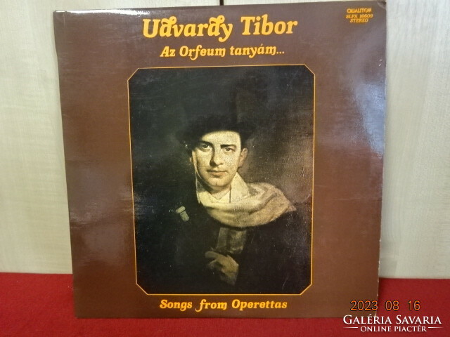 Vinyl LP. Qualiton slpx 16609. Tibor Udvardy - sings. Jokai.