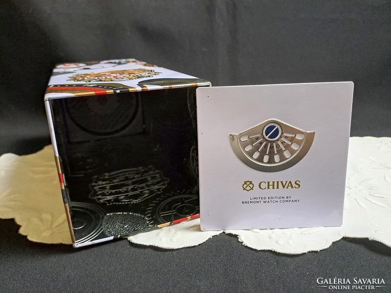 Chivas regal drink gift box, metal box 25 cm high