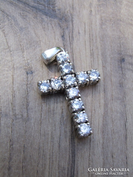 Silver cross pendant (210627)