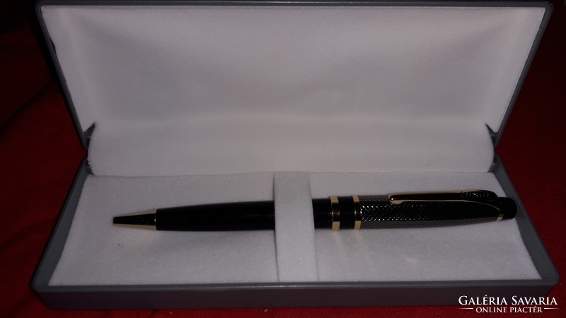 Quality, beautiful luxor futura - gift set - gold-plated ballpoint pen with the box as shown in the pictures