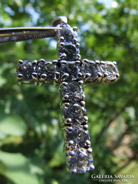 Silver cross pendant (210627)