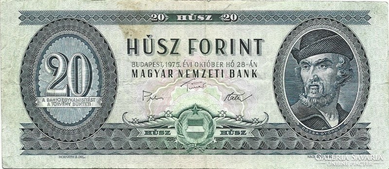 20 forint 1975 2.