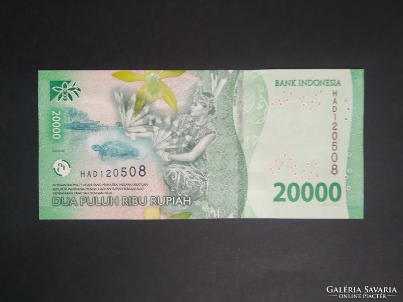 Indonesia 20000 rupiah 2022 unc