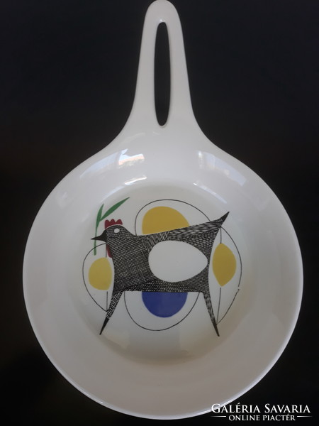 Vintage figgjo flint Norwegian design hen porcelain pan