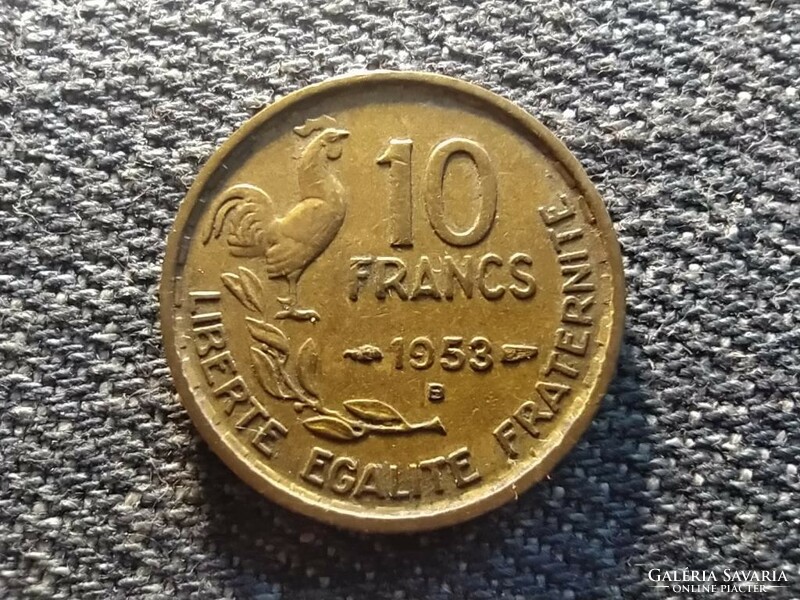 Franciaország 10 frank 1953 B (id25232)