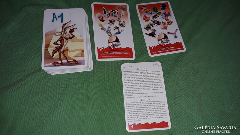 Extremely rare - kinder surprise quiz quartet 4 in 1 card game complete - flawless according to pictures