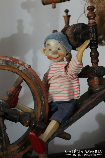 Vintage toy pinocchio doll
