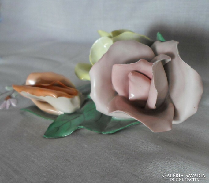 Retro nipp 2.: Aquincum porcelán rózsa