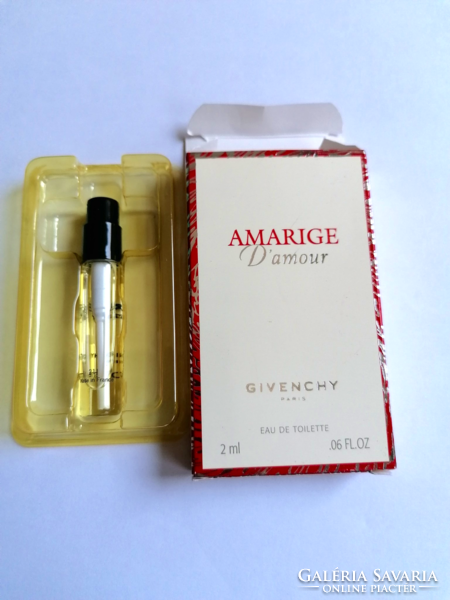 Givenchy amarige eau de toilette, the essence of femininity 2 ml. 58.