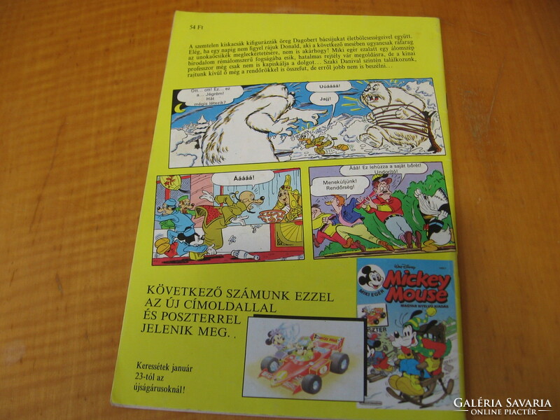 Retro Mickey Mouse comic book 1990