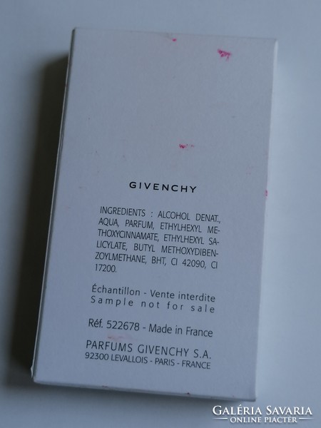 Givenchy pi - eau de toilette 1.2 ml. 60.