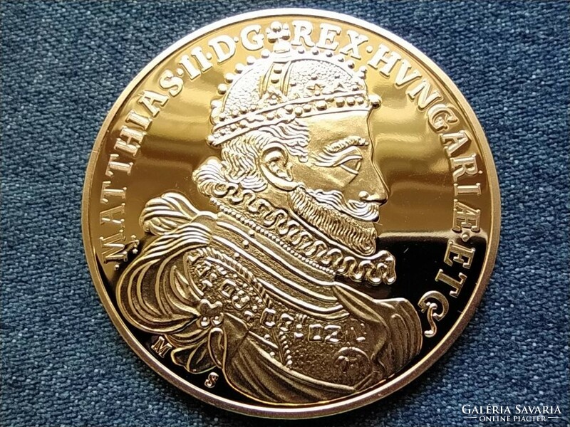 Magyar aranyóriások II. Mátyás 6 aranydukát, 1608 UV PP (id64272)