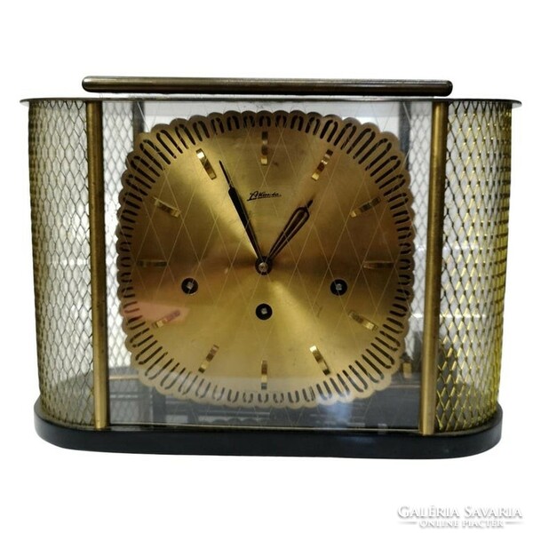 Mid-Century Modern asztali óra, kandalló óra , Ausztria Atlanta 1950s. - 3015