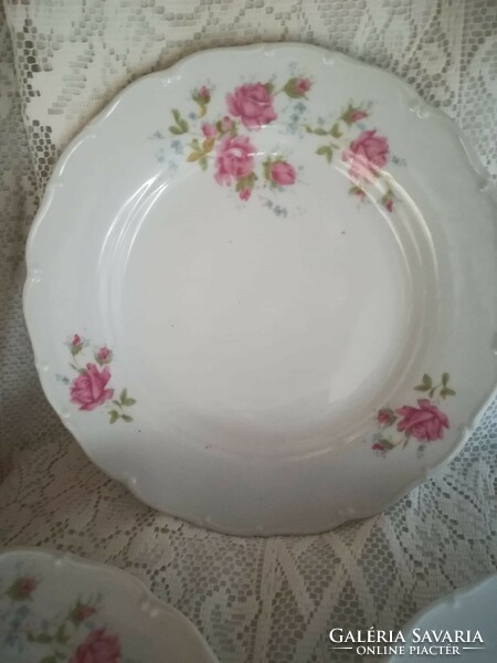 Cseh porcelán lapos tányér