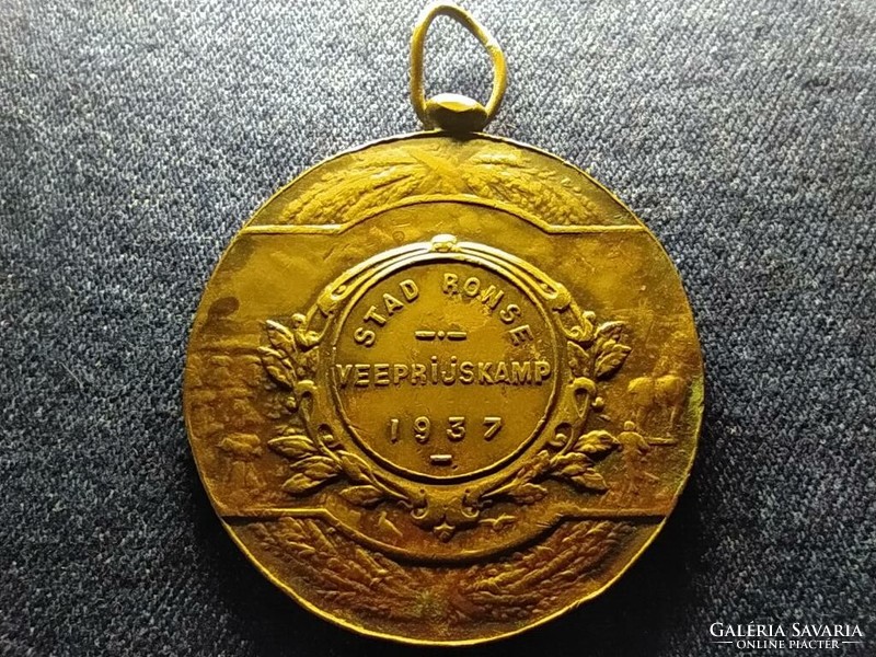 Róna city cattle race 1937 medallion (id79178)