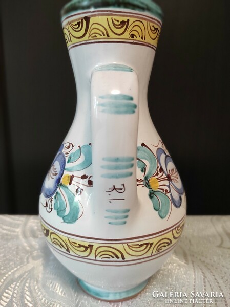 Painted folk vase