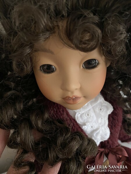 An artist doll with an incredibly beautiful face is an artist doll