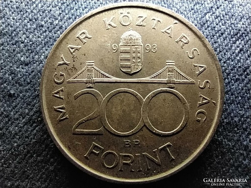 Harmadik Magyar Köztársaság (1989-napjainkig) ezüst 200 Forint 1993 BP (id73458)