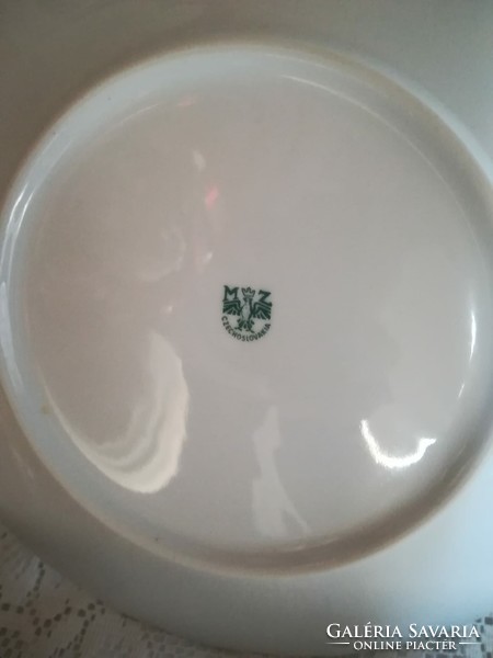 Cseh porcelán lapos tányér