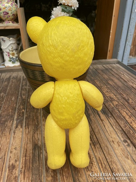 Dmsz yellow plastic teddy bear