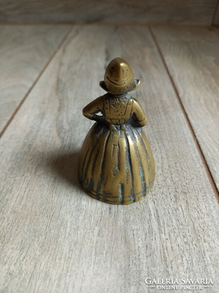 Interesting antique copper bell (8x5 cm)