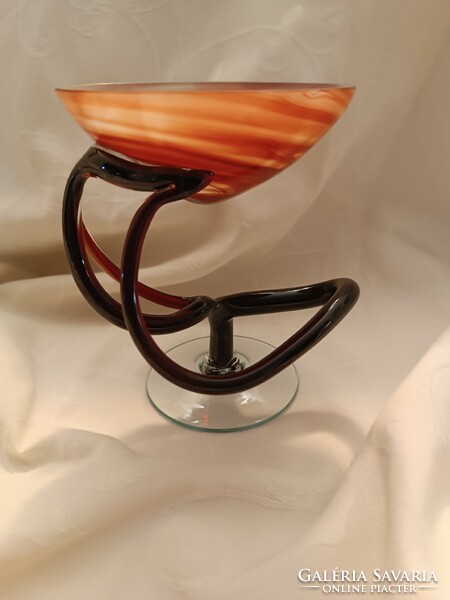 Vintage blown glass bowl