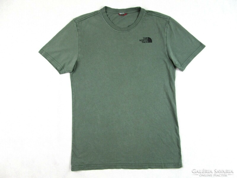 Original the north face (s) sporty short-sleeved military-green men's t-shirt