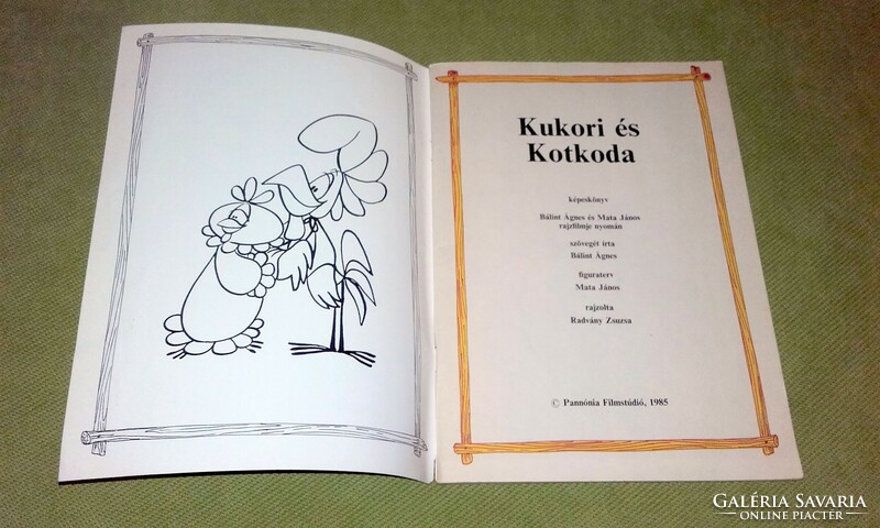 Ágnes Bálint: kukori and kotkoda picture book