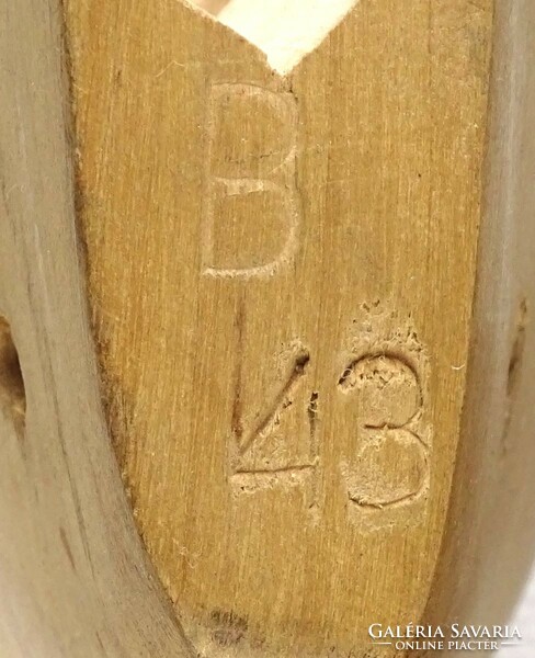 1N891 Antik barna 43-as férfi kígyóbőr díszes bőrcipő sámfával