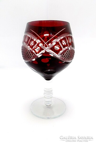 Red crystal cognac set (zal-bi46690)