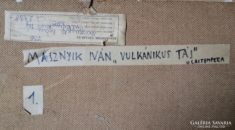 FK/382. – Máriási Masznyik Iván – Vulkanikus táj