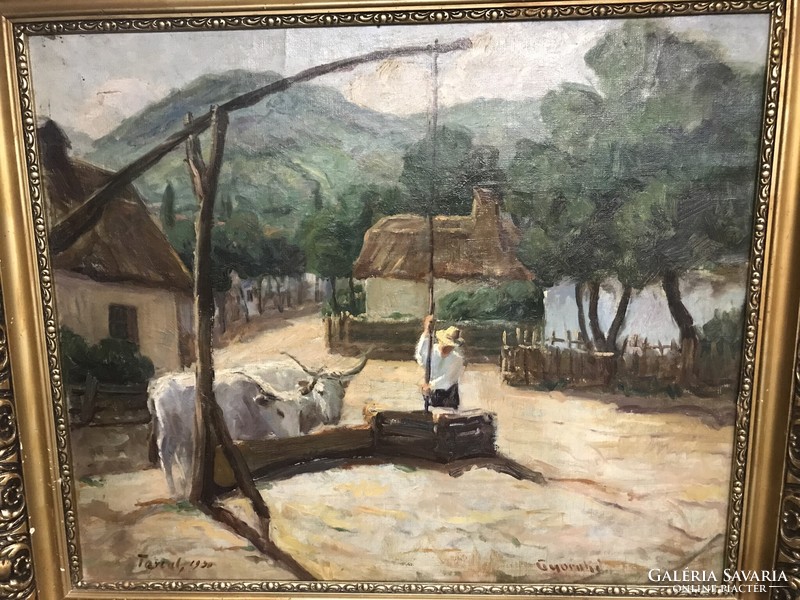 Gyoroki / Gyurkó/ Pál 1900-1972. Oil on canvas