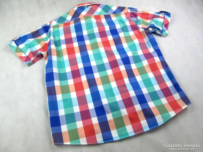 Original marvelis (xl / 2xl) sporty elegant checkered short-sleeved men's shirt